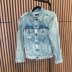 ABLE - Distressed Blue Denim Jacket
